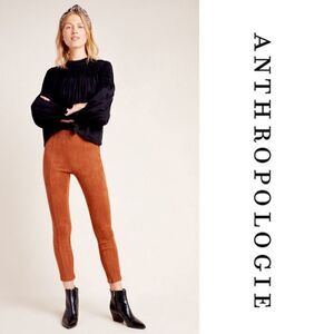 Anthropologie Faux Suede Leggings 